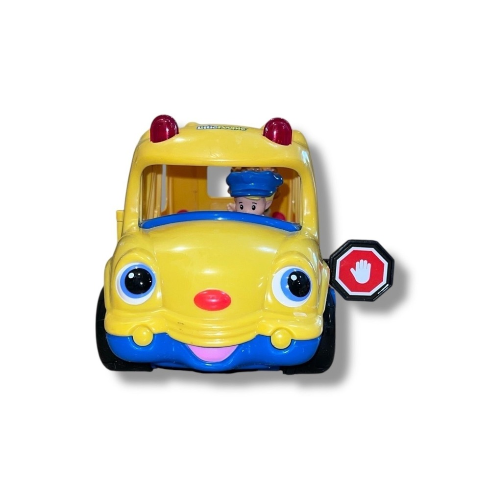 Little‎ People Lil' Movers Baby School Bus Fisher-Price and 2 Figures WORKS - Picture 6 of 9